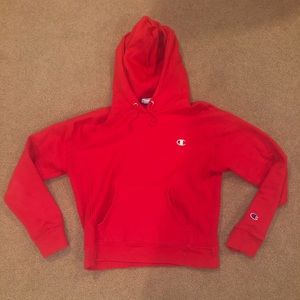 Red Champion Hoodie